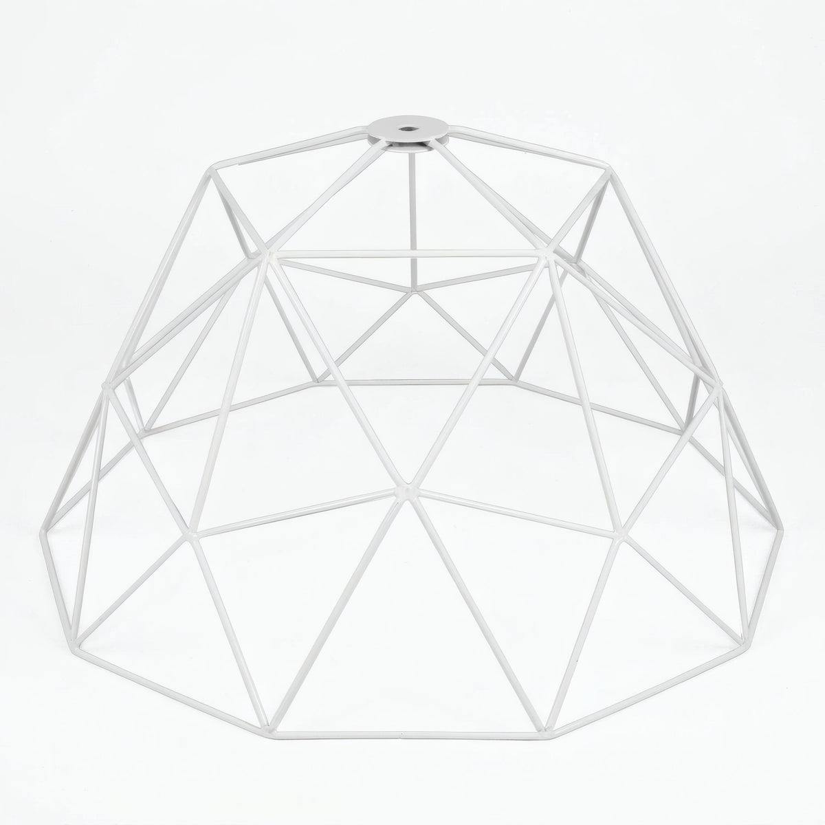 Pantalla jaula cúpula XL metal Ø 35 cm con portalámparas E27