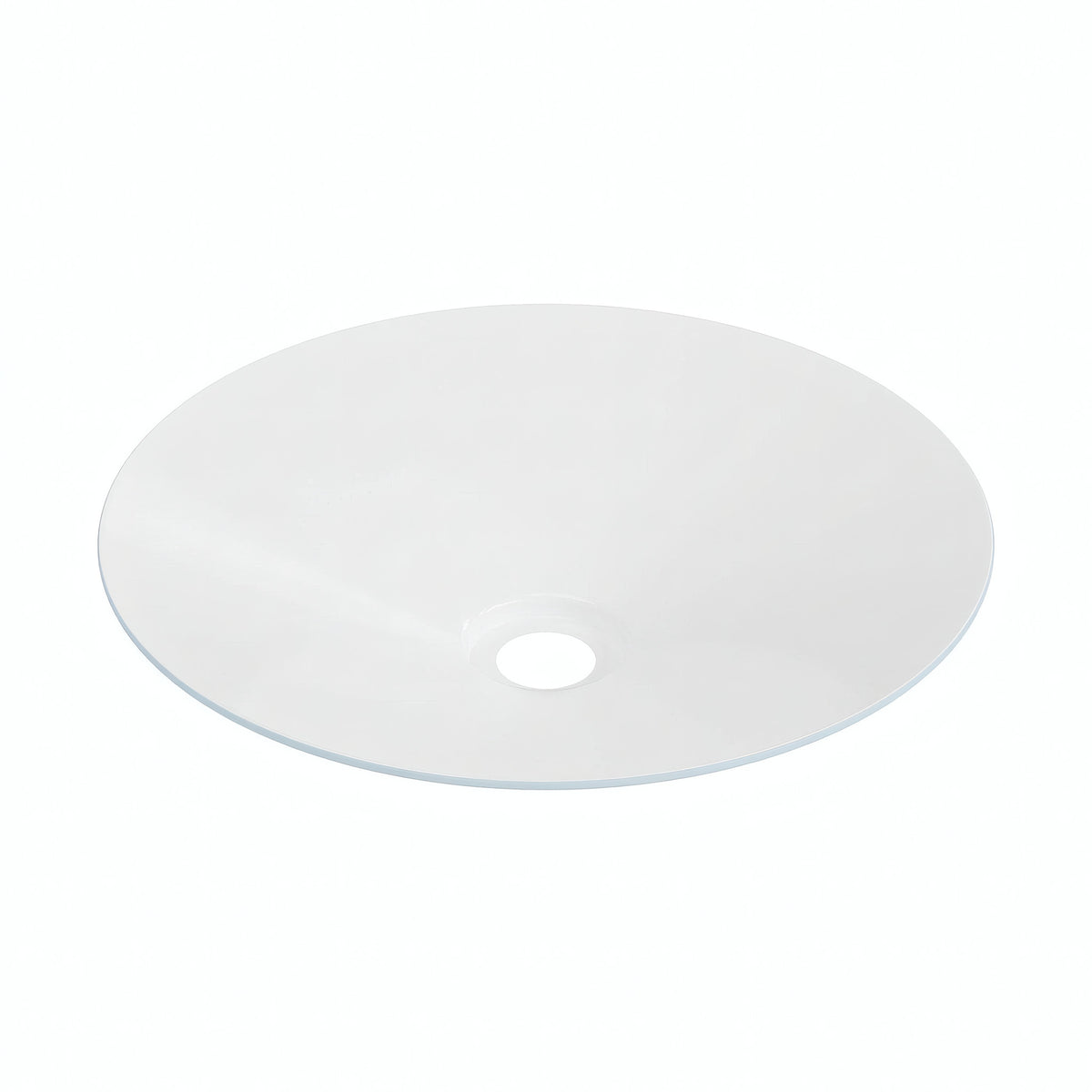 Pantalla plana esmaltada Ø 30 cm para portalámparas E27 — Azul cielo