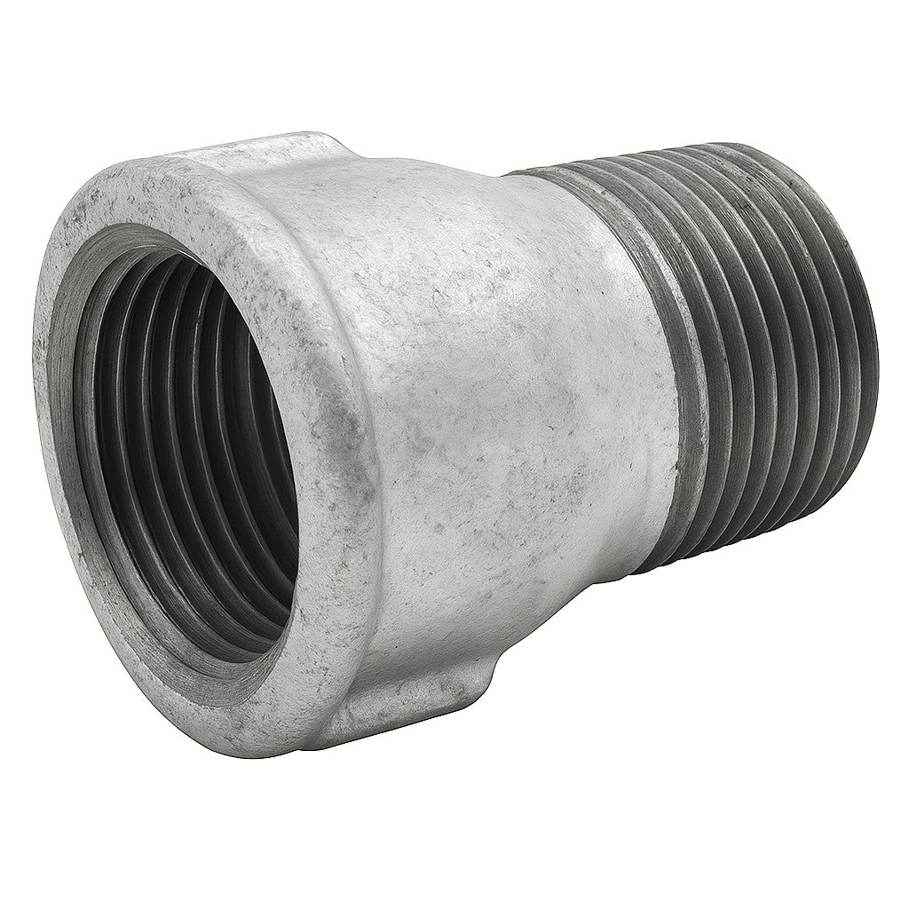 Alargadera H/M de hierro maleable galvanizado