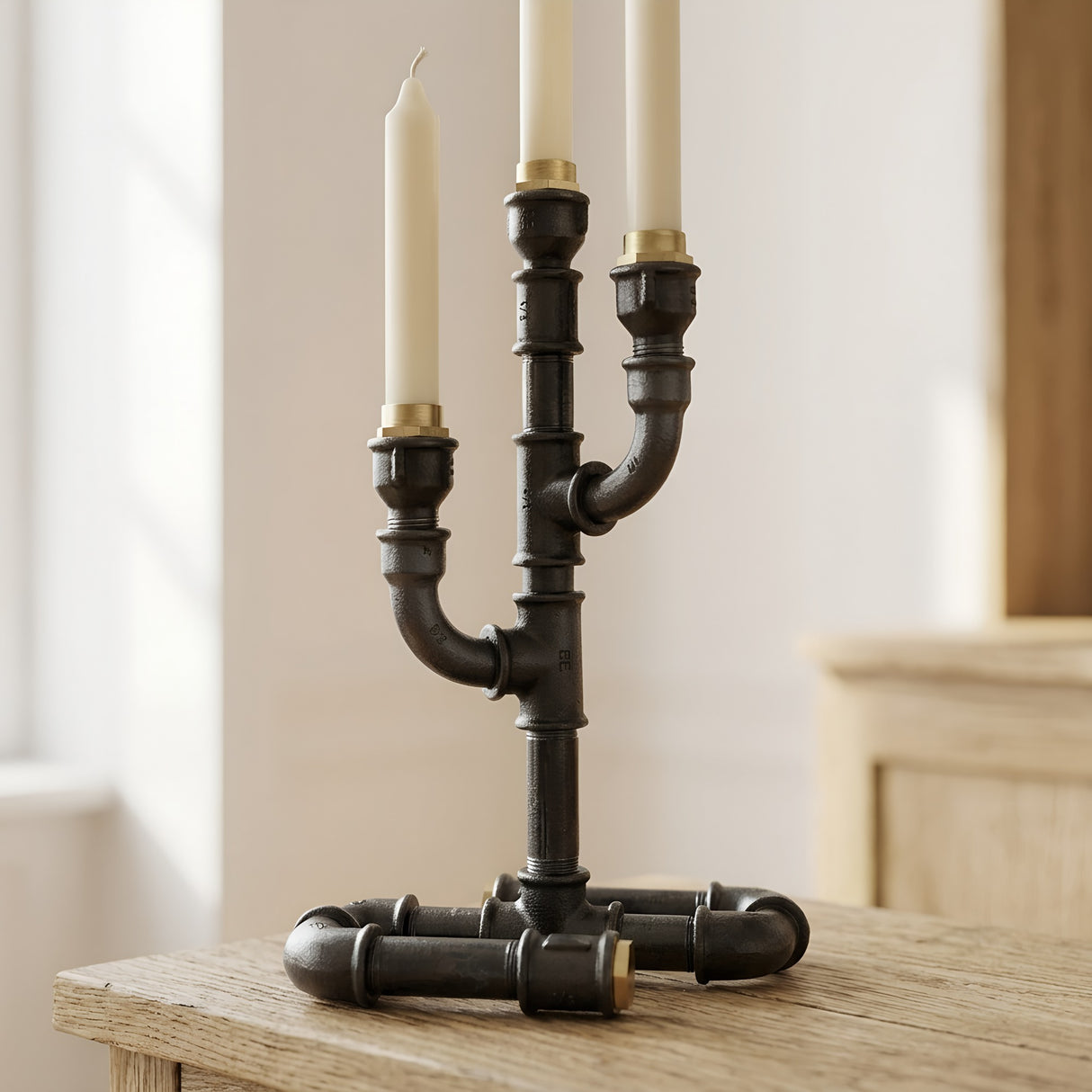 Candelabro Yogi Estilo Industrial