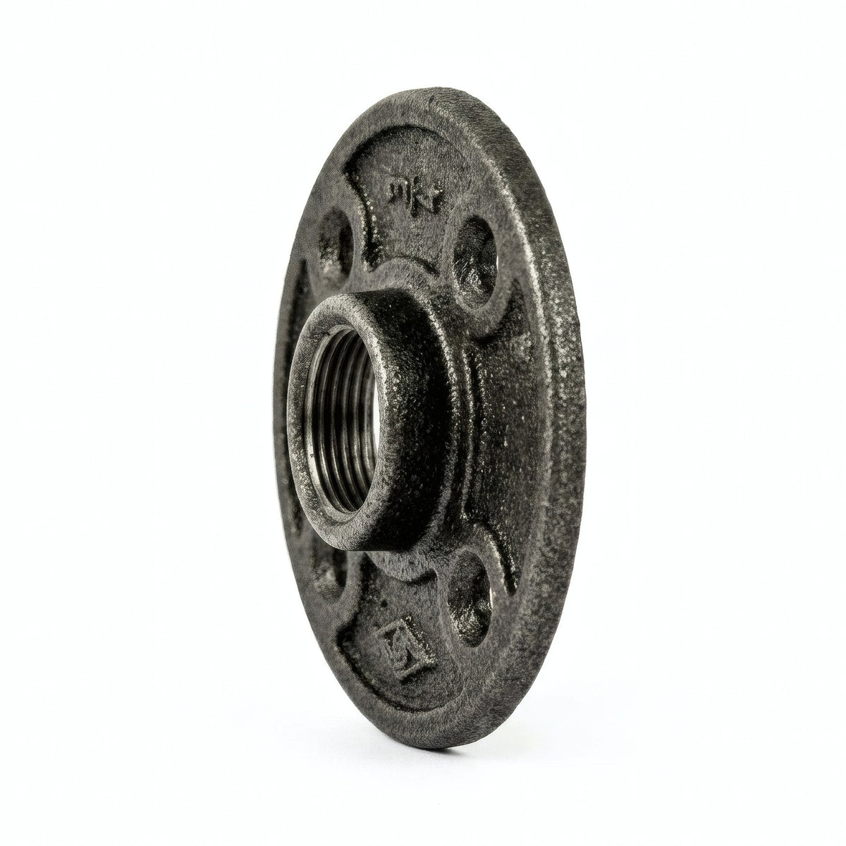 Brida 3/4'' | 20x27mm diámetro grande fundición negra - foto de producto sobre fondo blanco 8