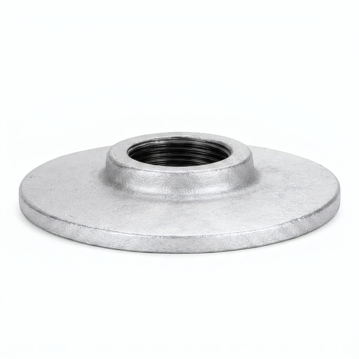 Brida ciega redonda de fundición galvanizada - foto de producto sobre fondo blanco 1