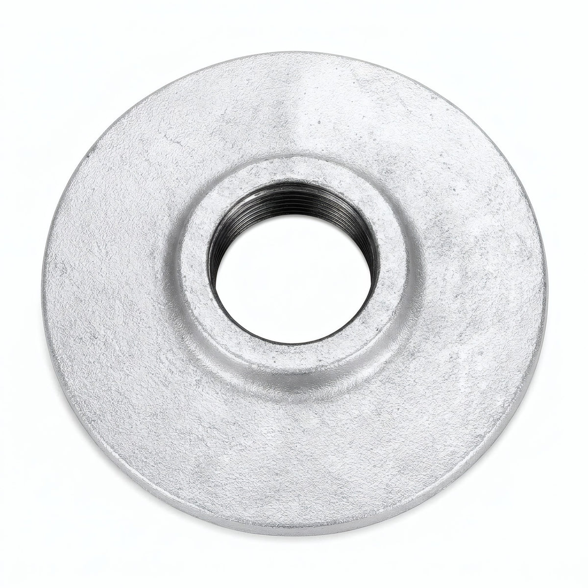 Brida ciega redonda de fundición galvanizada - foto de producto sobre fondo blanco 10