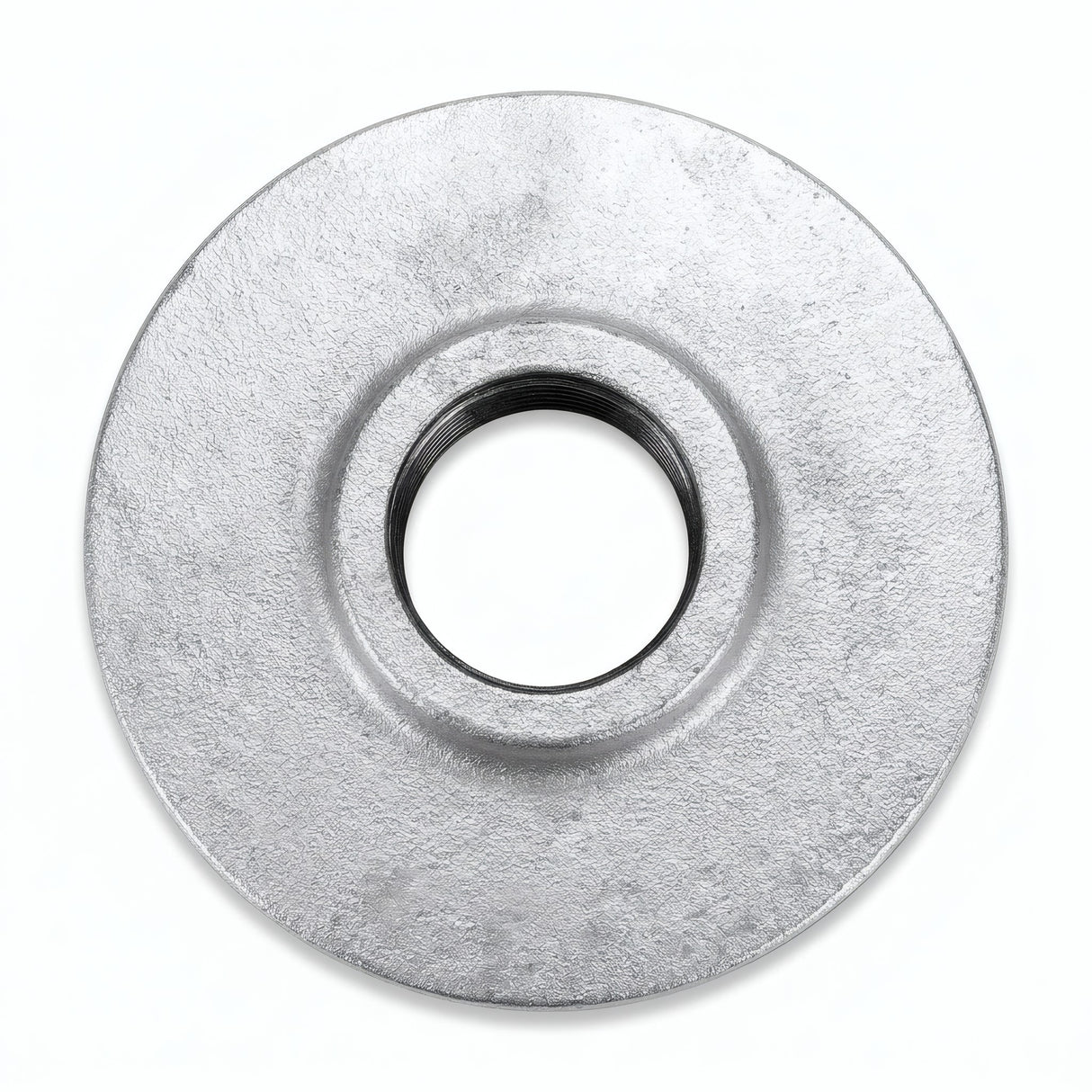Brida ciega redonda de fundición galvanizada - foto de producto sobre fondo blanco 16