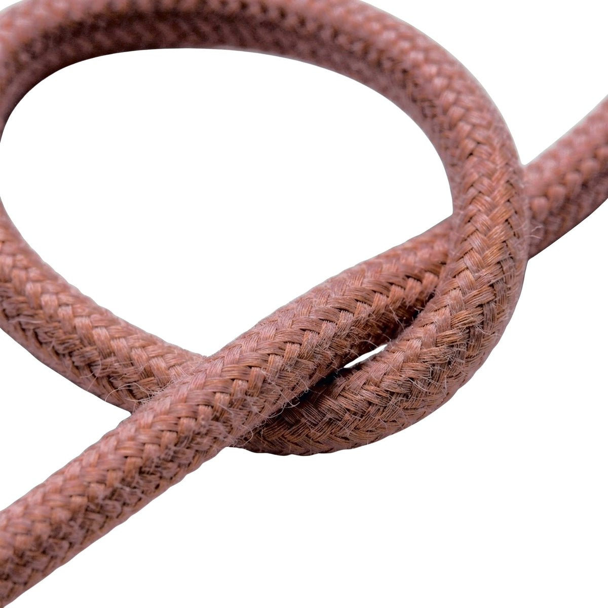 Cable textil redondo de algodón – Marsala