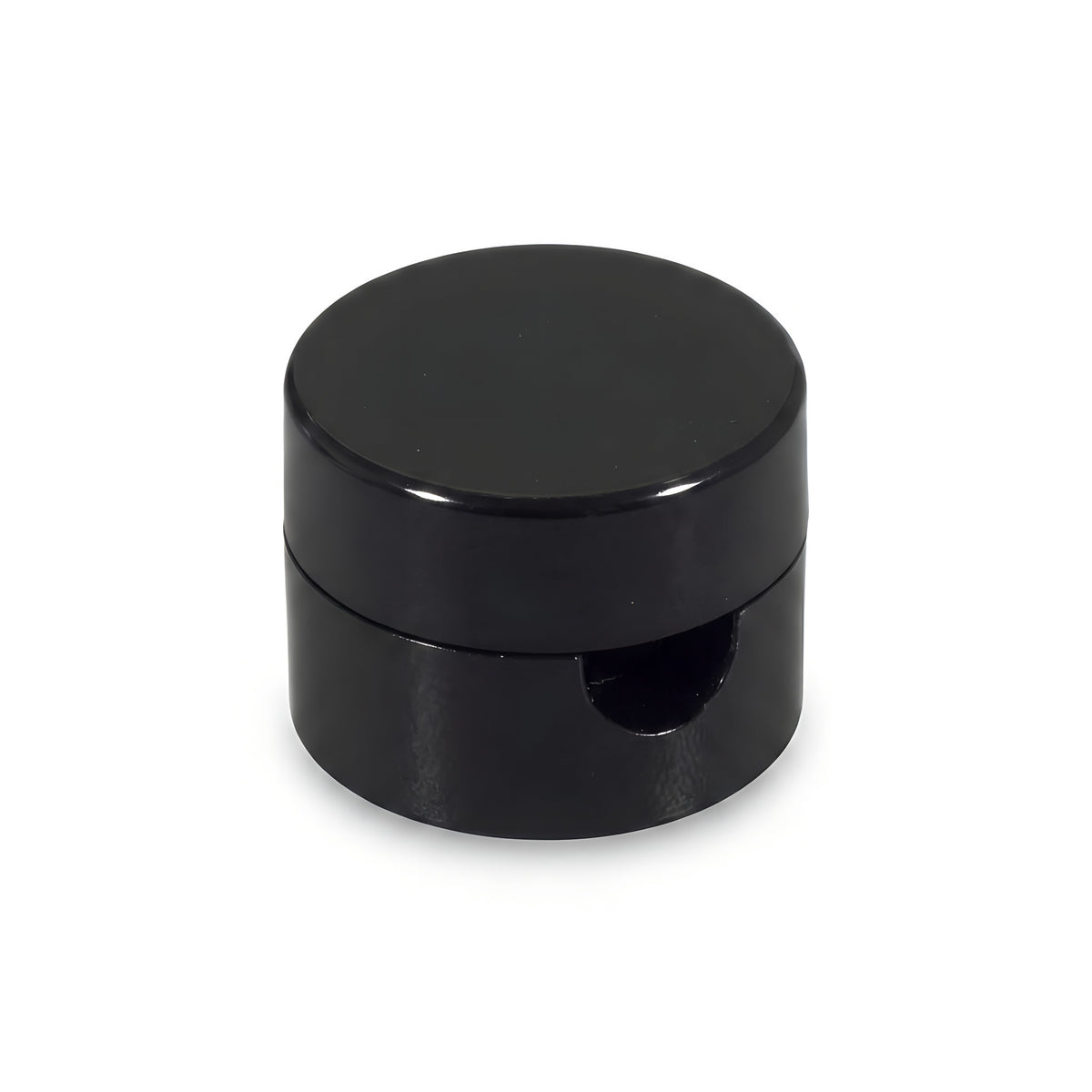 Pasacables de pared universal para cable textil — Negro