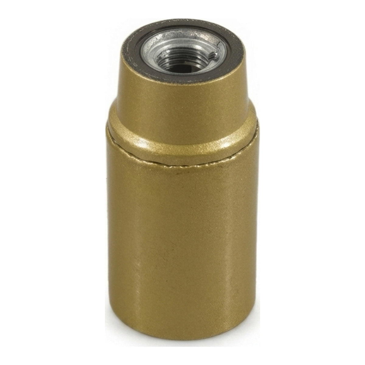 Portalámparas E14 de baquelita — Oro