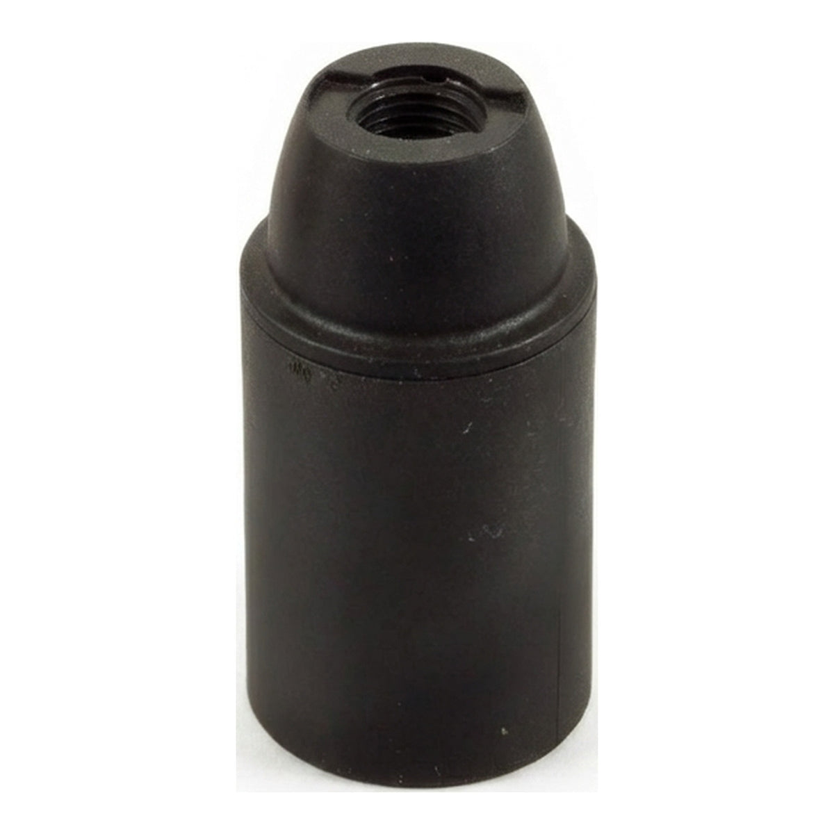 Portalámparas E14 de termoplástico — Negro