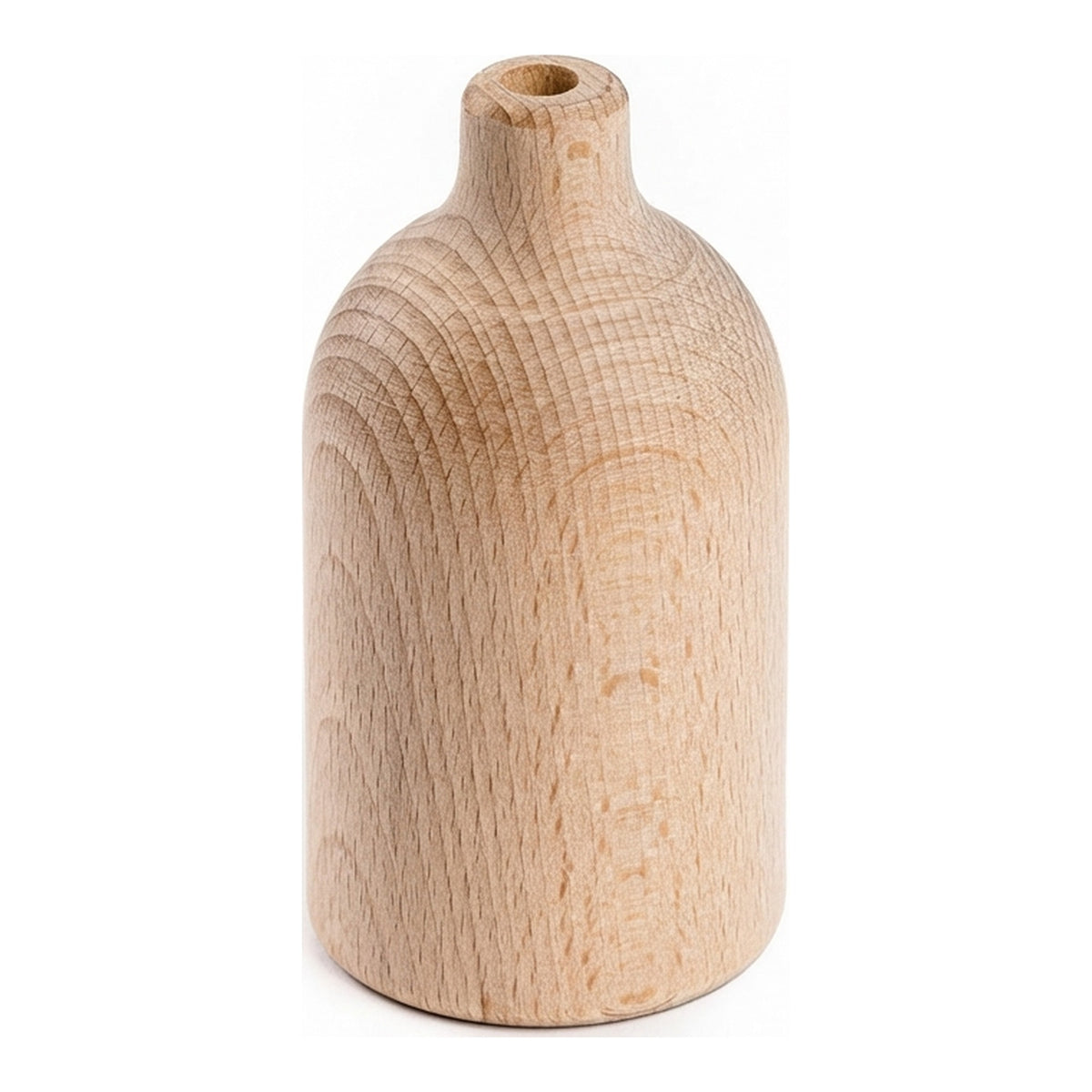Portalámparas E27 de madera con prensacables oculto — Natural