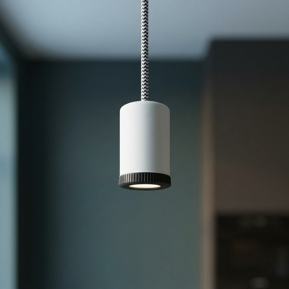 Mini foco LED de metal Mini GU10 — Blanco mate