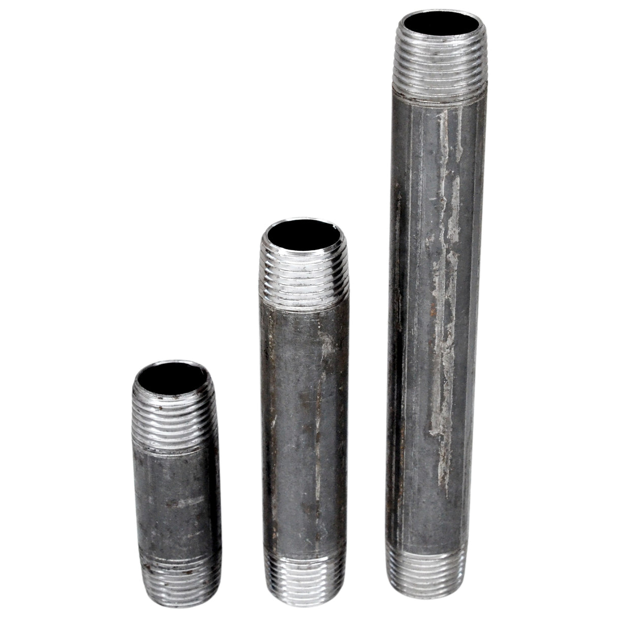 Descuento - Lote de 10 Tubos 15x21mm en Acero Negro Descatalogados