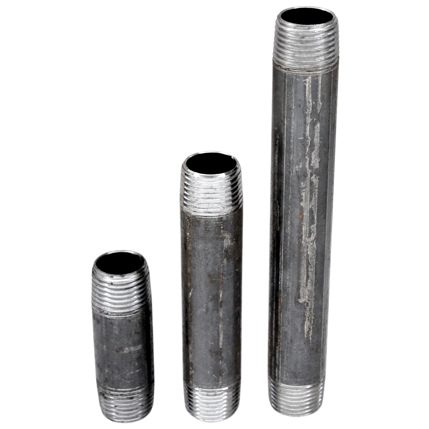 Descuento - Lote de 10 Tubos 15x21mm en Acero Negro Descatalogados