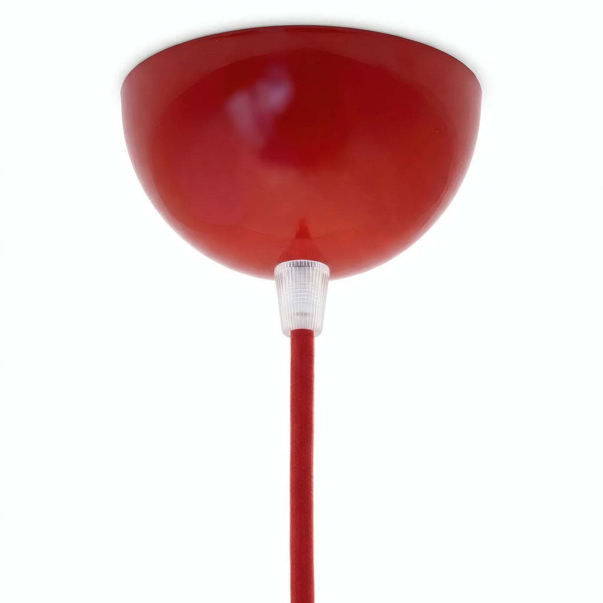 Florón semiesférico de metal, Ø 100 mm — Rojo