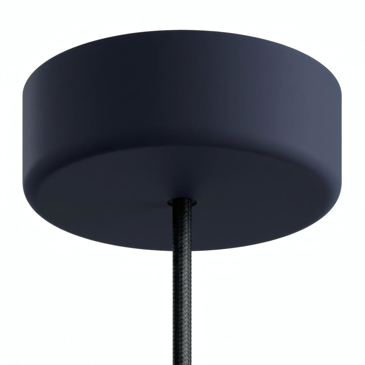 Florón de silicona de exterior IP65, Ø 125 mm — Grafito