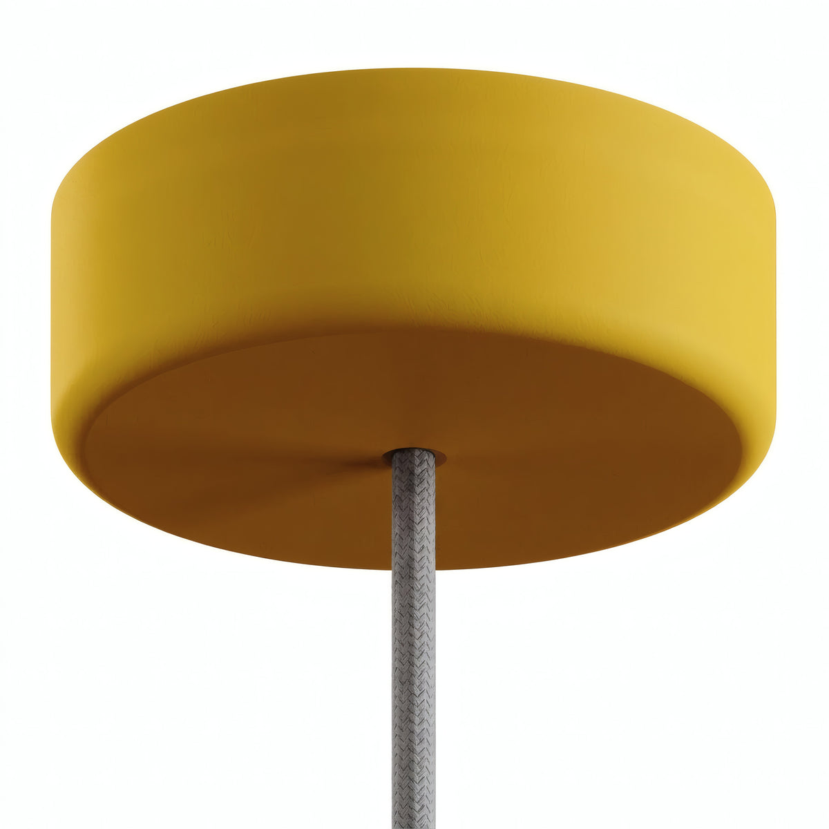 Florón de silicona de exterior IP65, Ø 125 mm — Mostaza