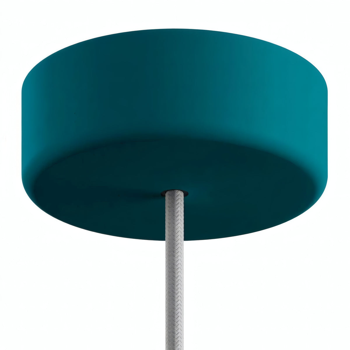 Florón de silicona de exterior IP65, Ø 125 mm — Azul petróleo