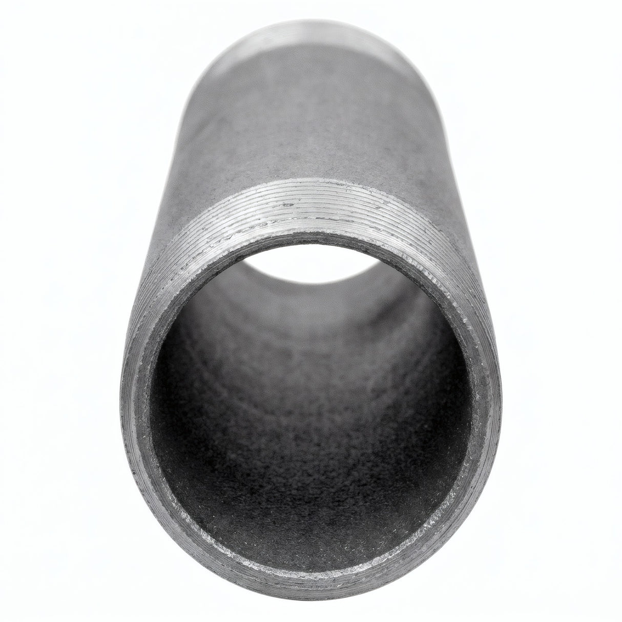 Tube 1''1/2 - 40x49mm acier noir - fileté - photo produit fond blanc 8