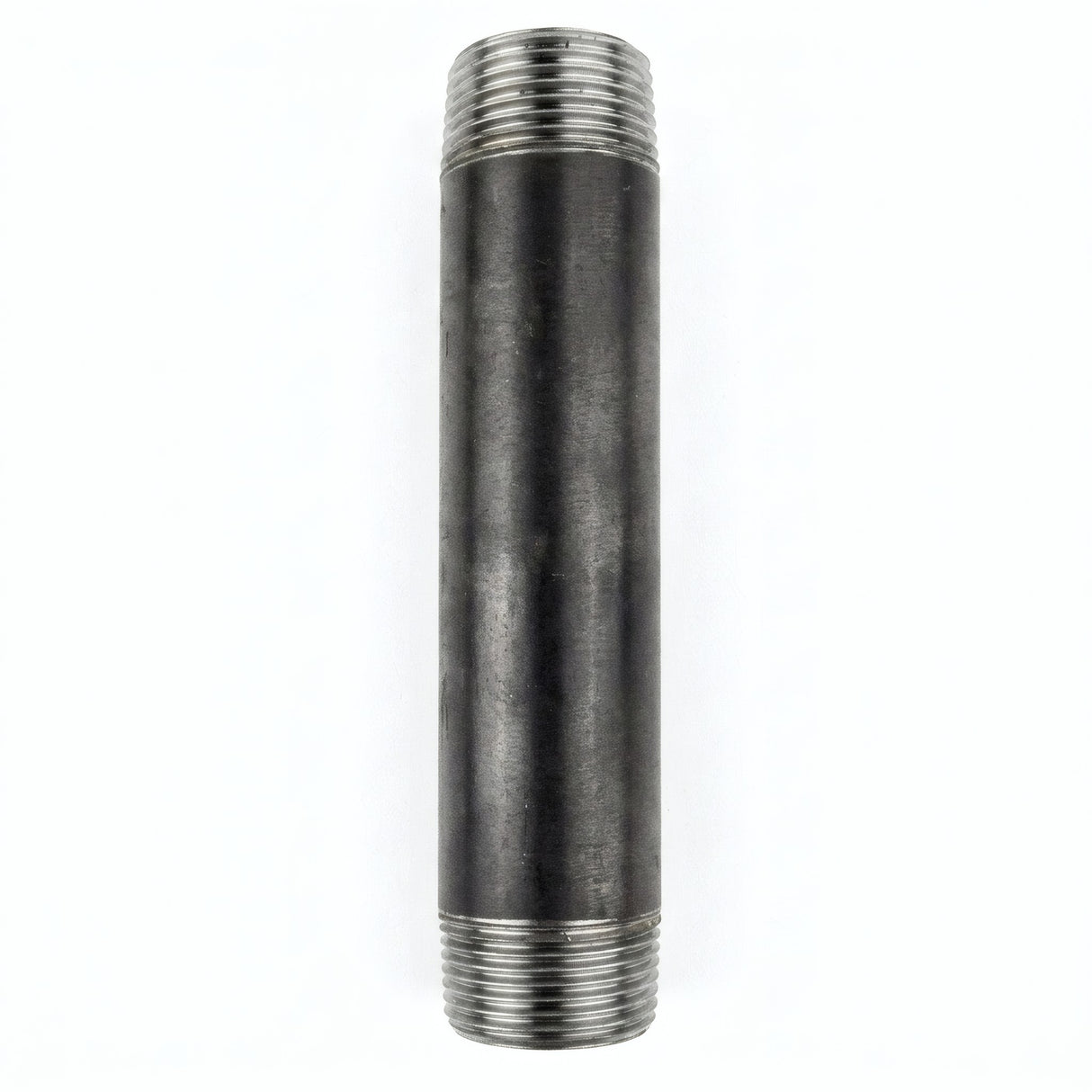 Tube 1'' - 26x34mm acier noir - fileté - photo produit fond blanc 5