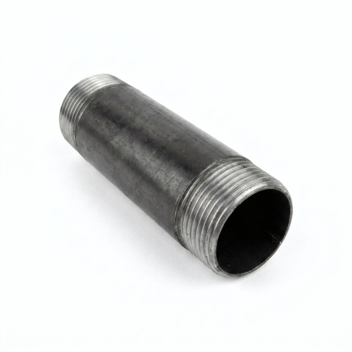 Tube 1'' - 26x34mm acier noir - fileté - photo produit fond blanc 7