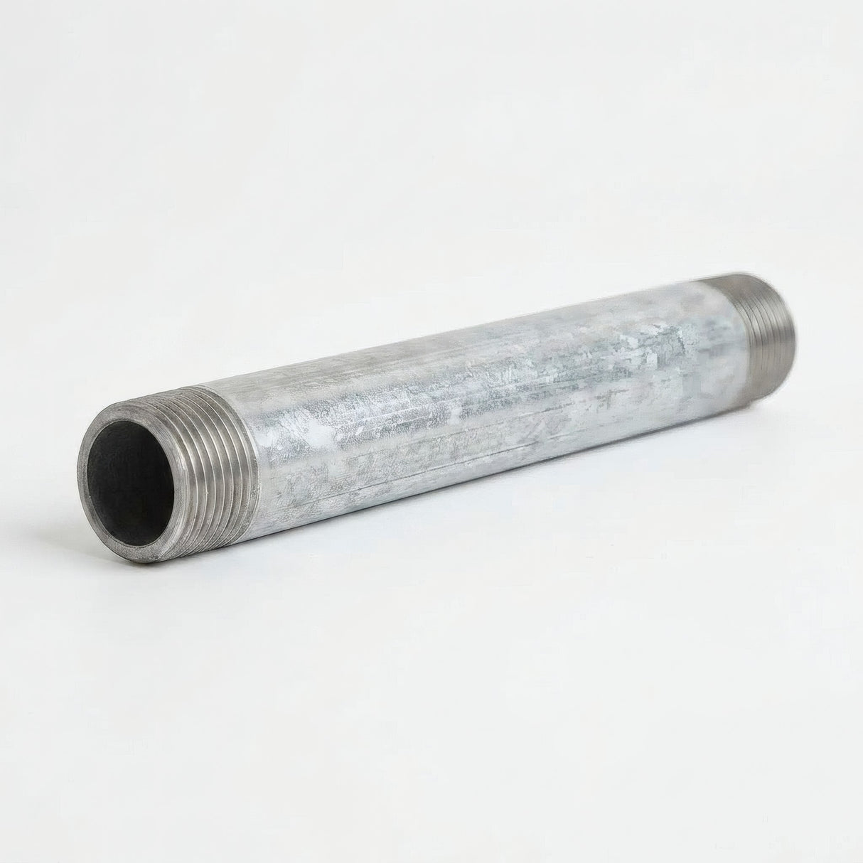 Tube 1/4" - 8x13mm acier galvanisé - photo produit fond blanc 2
