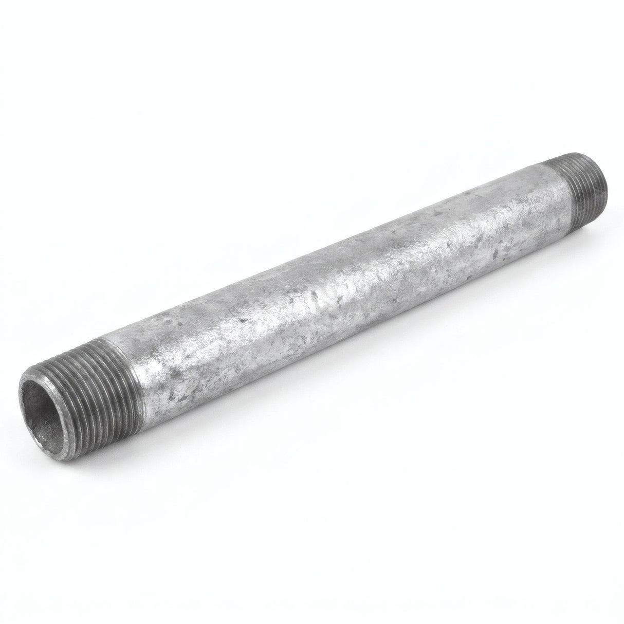 Tube 3/8'' - 12x17mm acier galvanisé - fileté - photo produit fond blanc 4