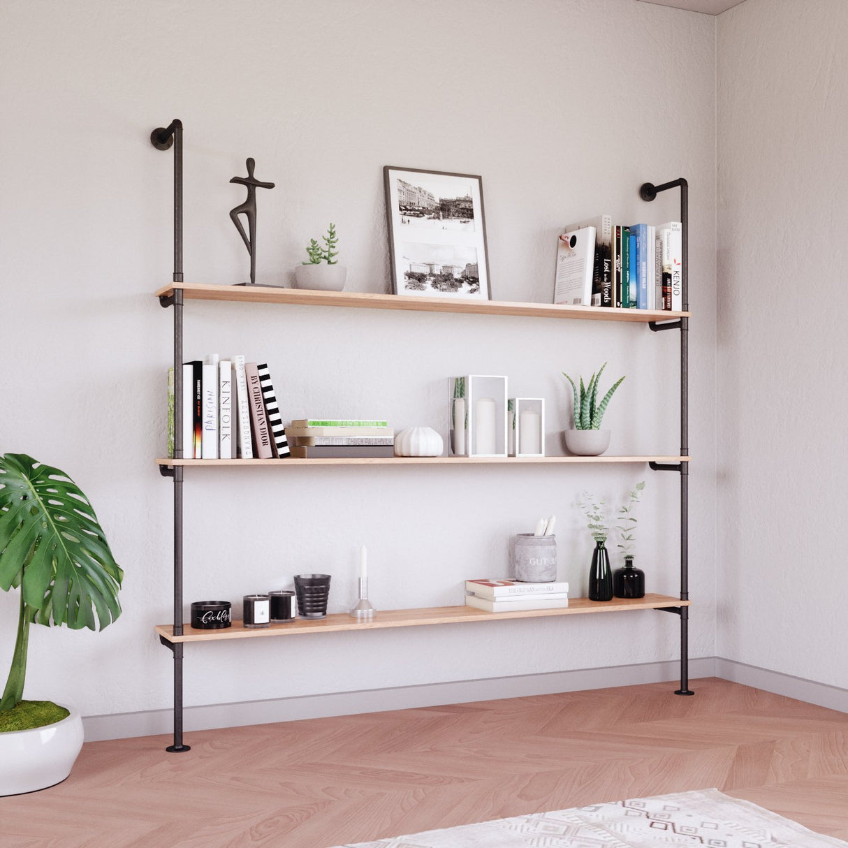 Kit de montantes para estanterías de fontanería a medida