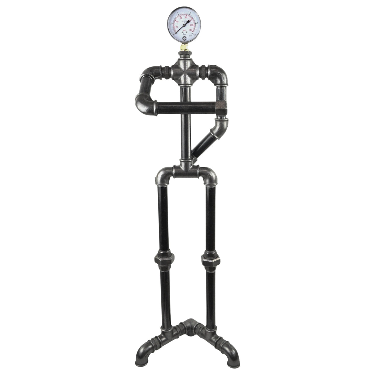 Portarrollos, Dispensador de papel higiénico de pie con manómetro | Mayordomo