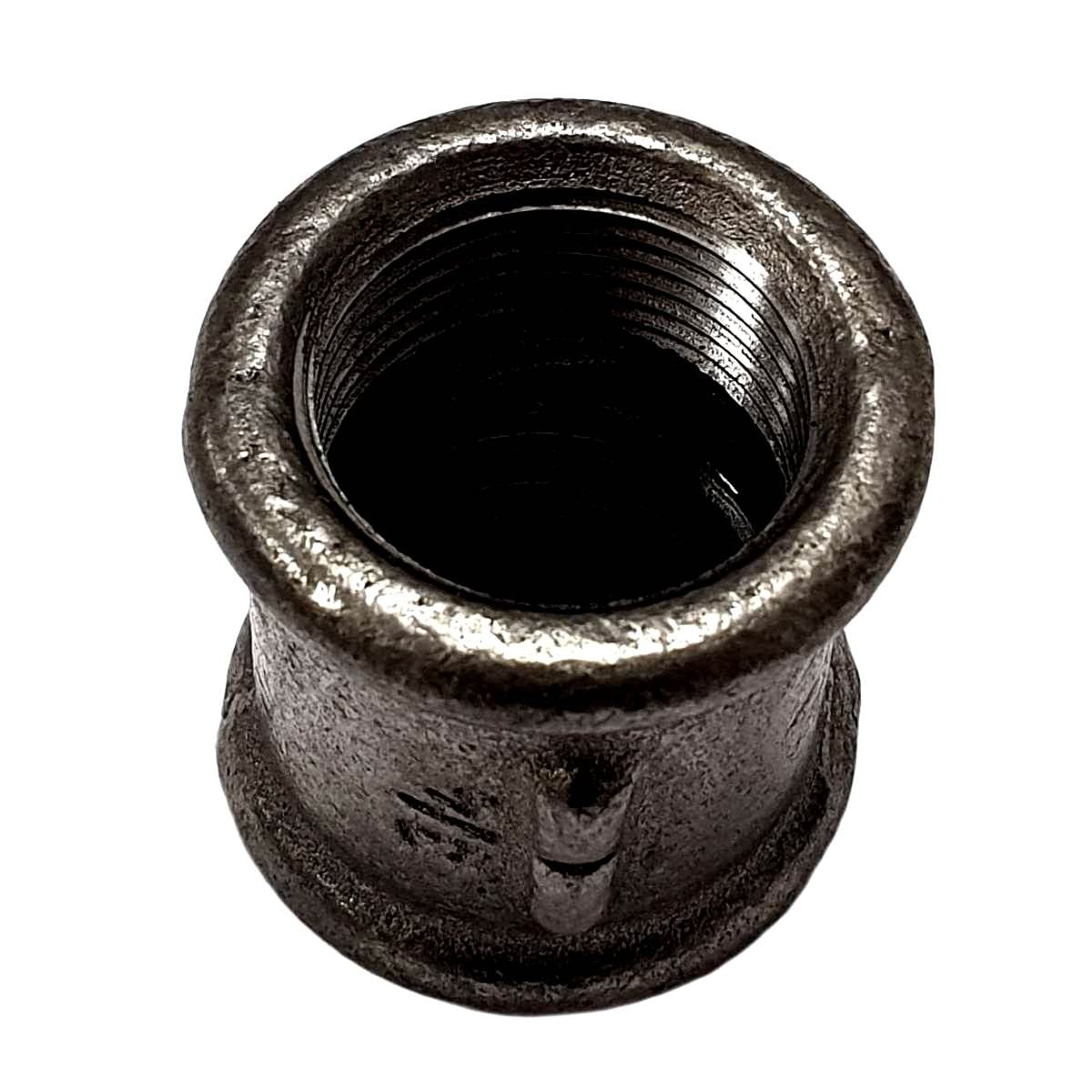 Manguito derecha/izquierda FF hierro fundido negro