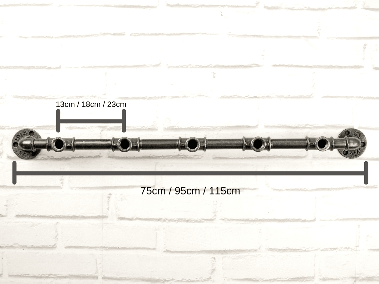 rack 5 crochets dimensions
