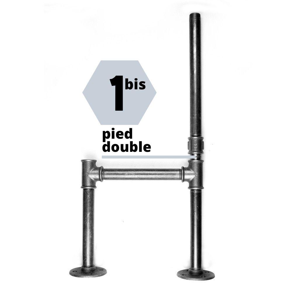 Kit de montantes para estanterías de fontanería a medida