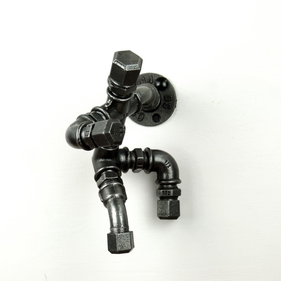 Perchero de pared "El escalador"