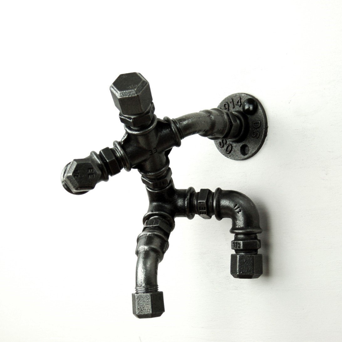 Perchero de pared "El escalador"