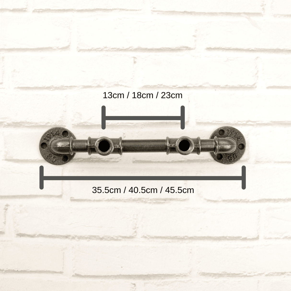 Perchero con 2 grifos | 3 tamaños