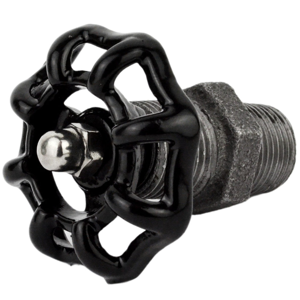 Volante negro de 52 mm sobre niple