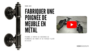 Fabriquer une poignée de meuble en métal