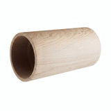Pantalla cilíndrica de haya para foco con portalámparas E27 — Madera natural