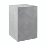 Pantalla cubo de cemento con portalámparas E27 — Cemento claro