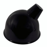 Pantalla con abertura oblicua Ø 30 cm para portalámparas E27 — Negro