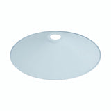 Pantalla plana esmaltada Ø 30 cm para portalámparas E27 — Azul cielo
