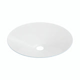 Pantalla plana esmaltada Ø 30 cm para portalámparas E27 — Azul cielo