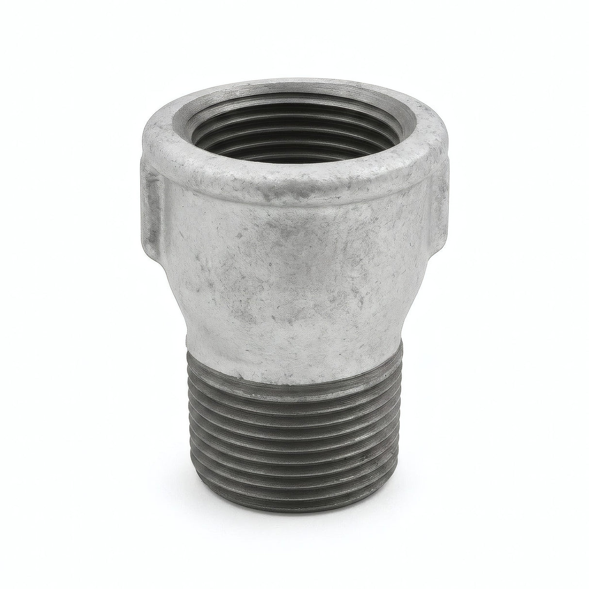 Alargadera M/H de fundición galvanizada - foto de producto sobre fondo blanco 2