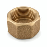 Tapón hembra de latón - foto de producto sobre fondo blanco 4