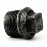 Bouchon mâle fonte noire - photo produit fond blanc 10