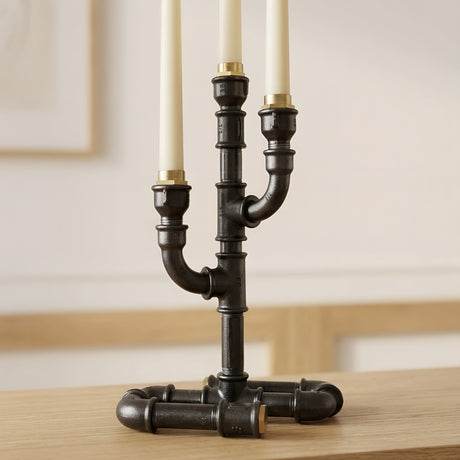Candelabro Yogi Estilo Industrial