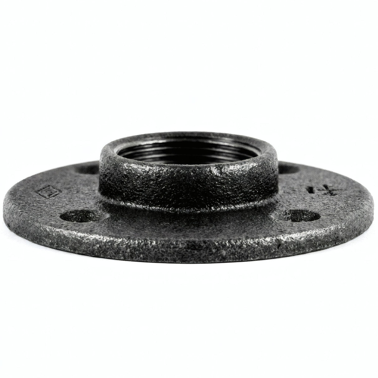 Brida 1''1/4 | 33x42mm diámetro grande fundición negra - foto de producto sobre fondo blanco 2
