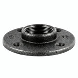 Brida 1''1/4 | 33x42mm diámetro grande fundición negra - foto de producto sobre fondo blanco 4