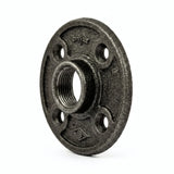 Brida 3/4'' | 20x27mm diámetro grande fundición negra - foto de producto sobre fondo blanco 2