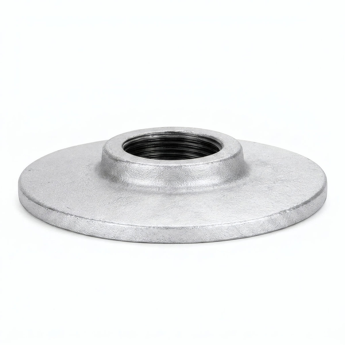 Brida ciega redonda de fundición galvanizada - foto de producto sobre fondo blanco 1