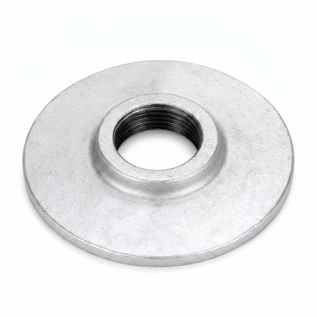 Brida ciega redonda de fundición galvanizada - foto de producto sobre fondo blanco 14