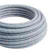 Cable textil redondo de algodón – Lollipop, rollo en primer plano